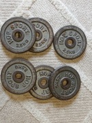 Obciążenie żeliwne 2,5 kg, srebrne 6szt.