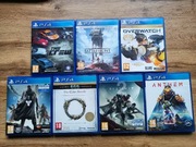 Zestaw gier na PS4 (7 tytułów)
