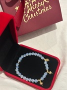 Bransoletka Kamień  OPALIT Zawieszka złocenie