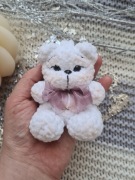 Brelok Breloczek Miś Zawieszka Niedźwiadek Na Szydełku Handmade 
