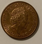 Wielka Brytania. 2 pensy. Two pence. 2016. Elżbieta II.
