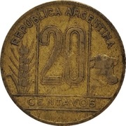 Argentyna 20 centavos 1942, KM#42