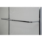 Ramie owalne chromowane długie 1 m do mebli sklepowych