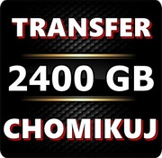 TRANSFER CHOMIKU 2400 GB BEZTERMINOWO  - PROMOCJA 