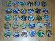 YuGiOh metal Tazo Duel cała seria 30/30 komplet full