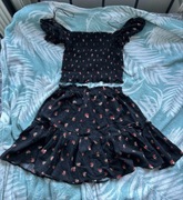 komplet spódniczka i crop top