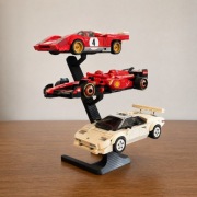 Lego Speed Champions - stojak - stand - ekspozytor - czarny trzymiejscowy