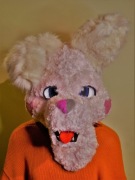 Fursuit głowa psa cosplay