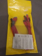 Kable przedłużające do front panelu Corsair czerwone