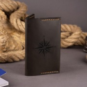 Pokrowiec okładka etui na paszport z grawerem skórzane handmade