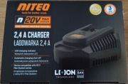 NITEO, ładowarka 2,4 A, 20V MAX System, NOWA