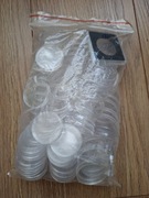 KAPSLE - duży zestaw kapsli na monety 80 SZTUK 32mm na srebrne 10 PLN