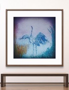 Oryg. print obrazu "Jak skrzydła prawdziwej przyjaźni" z sygnaturą i cer