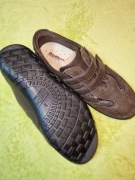 Świetne skórzane buty angielskiej firmy Hotter r38