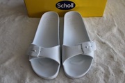 Scholl Bioprint  Klapki Damskie Białe  Rozmiar 41  Ergonomiczne Oryginał