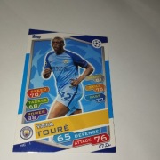MC 10 Yaya Touré Manchester City Champions League 16-17 topps match attax