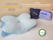 Derila Ergo 2026 Poduszka ortopedyczna+Poszewka GRATIS Wsparcie karku i snu