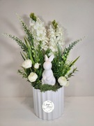 Stroik Wielkanoc Wiosna wiosenny kompozycja Kwiaty 