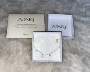 Srebrny naszyjnik Apart z cyrkoniami 