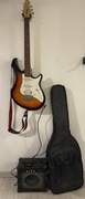 Gitara elektryczna (stratocaster): Peavey Predator Plus + akcesoria