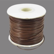 Sznurek jubilerski woskowany z poliestru SNAKE 1,5mm brązowy