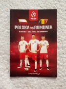 Program meczowy - reprezentacja Polski