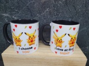 Kubek pokemon walentynki zakochanych mąż żona