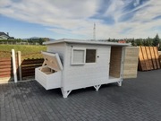 Kurnik dla kur  drewniany