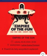 Bilety Empire of the Sun