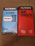 Filtron filtry powietrza i kabinowy K1147A i AP090/1