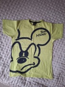 t-shirt Disney 146 koszulka chłopięca Myszka Miki limonka Team Mickey