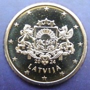 ŁOTWA 2024 10 CENTÓW UNC !!!!!!!!!!