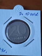 20 zł polska 1989r.