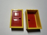 LEGO CITY  DOOR FRAME 2x4x5 ŻÓŁTY  (4130/4131)  4130c01