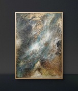 Olej, struktura, płotno 50cmx70cm. MONIKA SEROKA