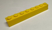 Lego 3008 klocek 1x8 żółty - 3 sztuki !