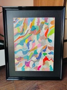 Obraz abstrakcyjny ręcznie wykonany