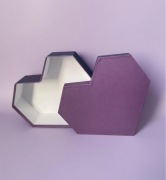 Pudełko w kształcie serca 30x30x10 cm
