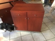 .Komoda biurowa z płyty MDF. Szer. 80,2 gł. 50,2 wys. 81 cm.