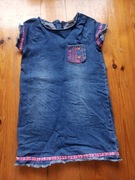 F&F sukienka dziewczęca 122 dżins jeans