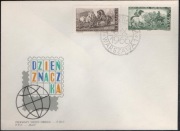 FDC.1567-1568,Dzień Znaczka,Piotr Michałowski ,Konie