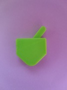 Pstryczek zielony przełącznik światła antystresowy sensoryczny DIY druk 3D