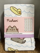 Pusheen prześcieradło kot kotek 90 x 200cm bawełna
