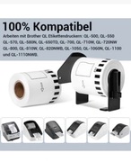 DOURIMI 2 ROLKI 62 mm x 15,24 m ETYKIETY CIĄGLE DO DRUKARKI