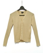 Sweterek Kardigan Bawełniany Żółty Gap |R. S