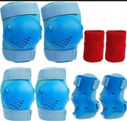 PARA NAKOLANNIKÓW NAŁOKIETNIKÓW NA DESKOROLKĘ JAZDA NA ROLKACH JAZDA 6 SZT