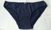 Majtki damskie figi bawełniane XL - XXL granatowe.