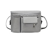 Torba na wózek dziecięcy. Szara. Nowa. Odpinane paski. 