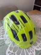 Neonowy kask rowerowy 58–62 cm regulowany kask ochronny + breloczek