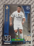 Karta Cristiano Ronaldo Limited Edition UEFA CHAMPIONS LEAGUE